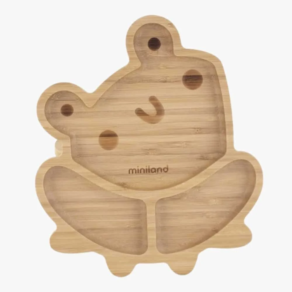 Miniland Assiette En Bois Grenouille 1u