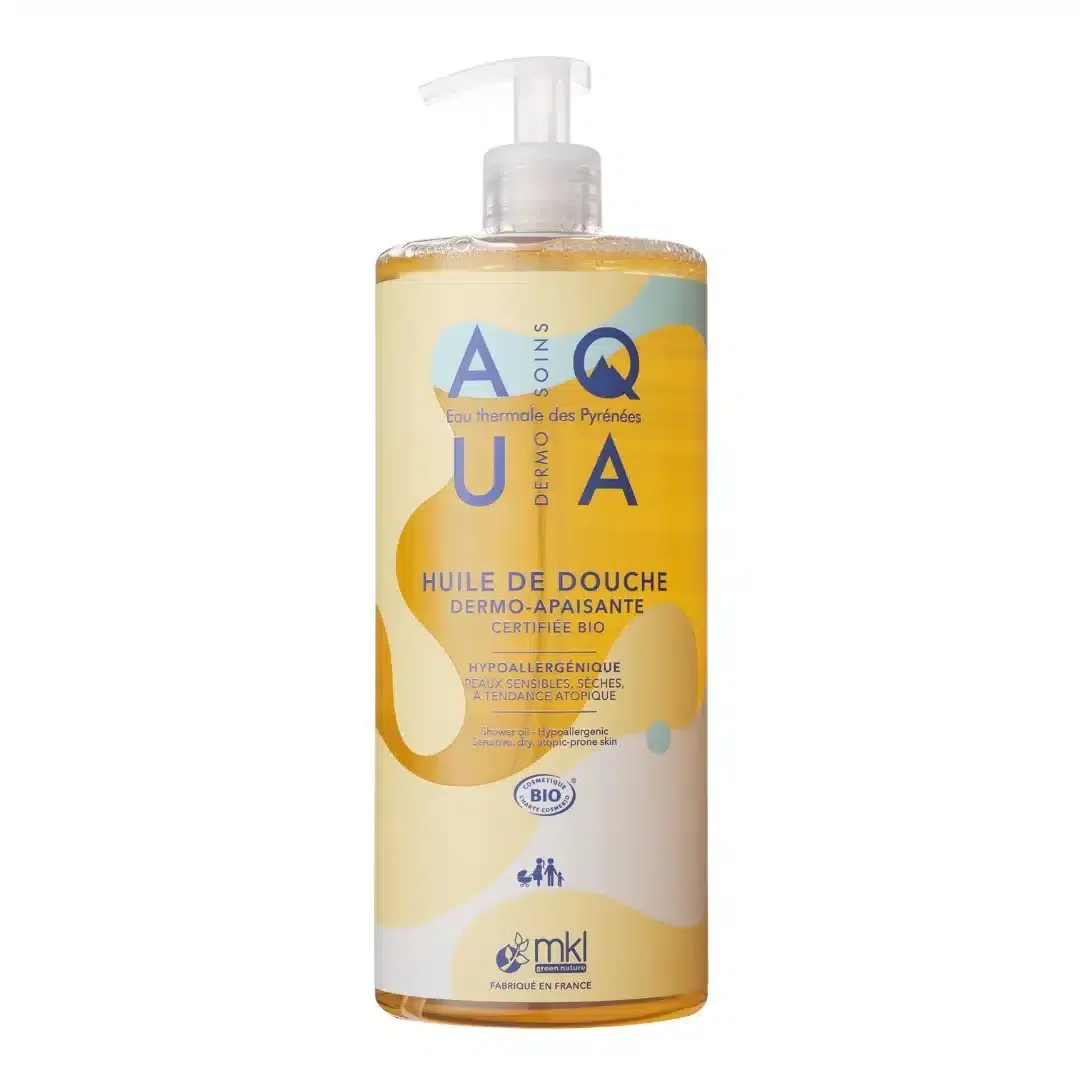 Mkl Aqua Huile De Douche Dermo Apaisante Bio 1l