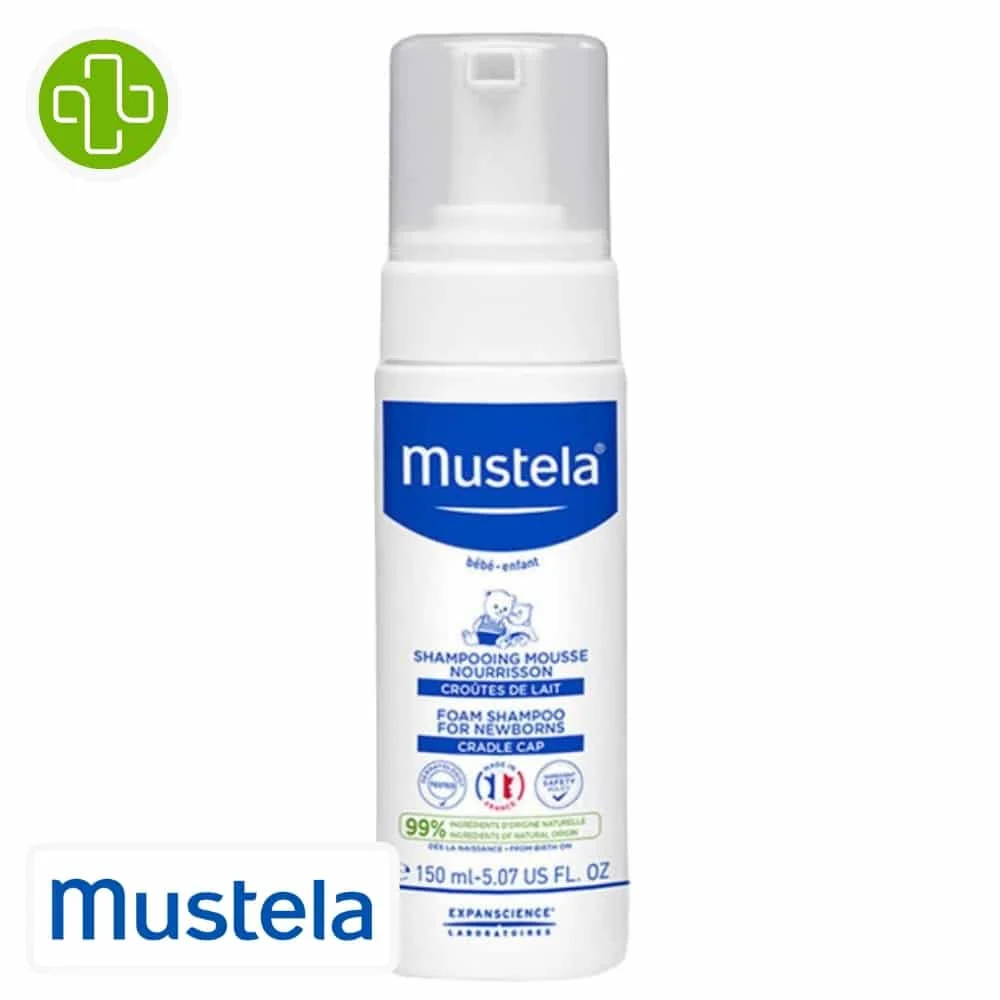 Mustela Bebe Enfant Shampoing Mousse Nourrisson Croutes De Lait 150ml