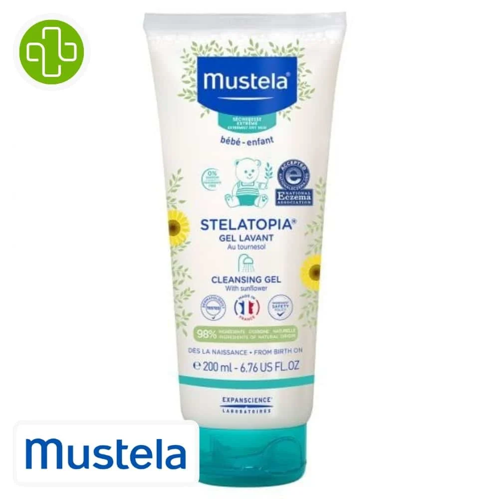 Mustela Bebe Enfant Stelatopia Gel Lavant 200ml