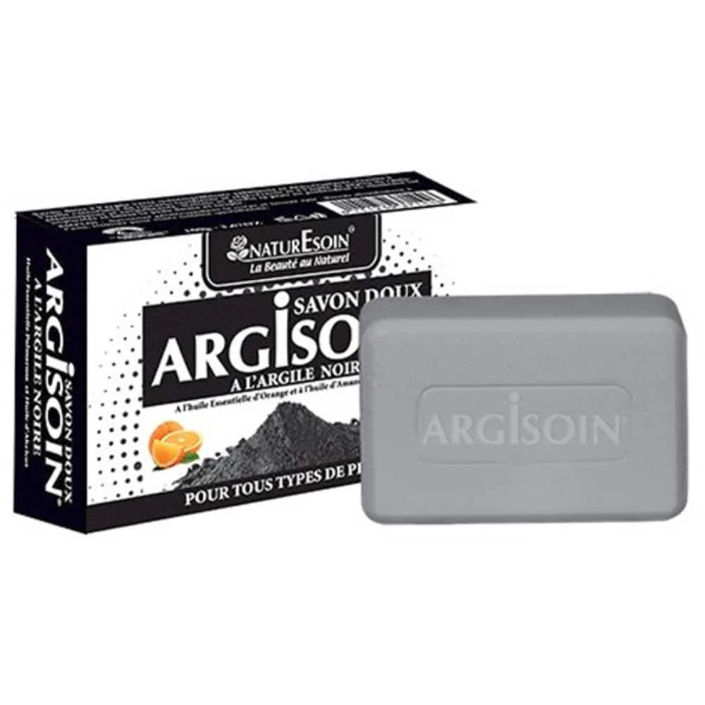 Naturesoin Argisoin Savon Doux A L Argile Noire 125g