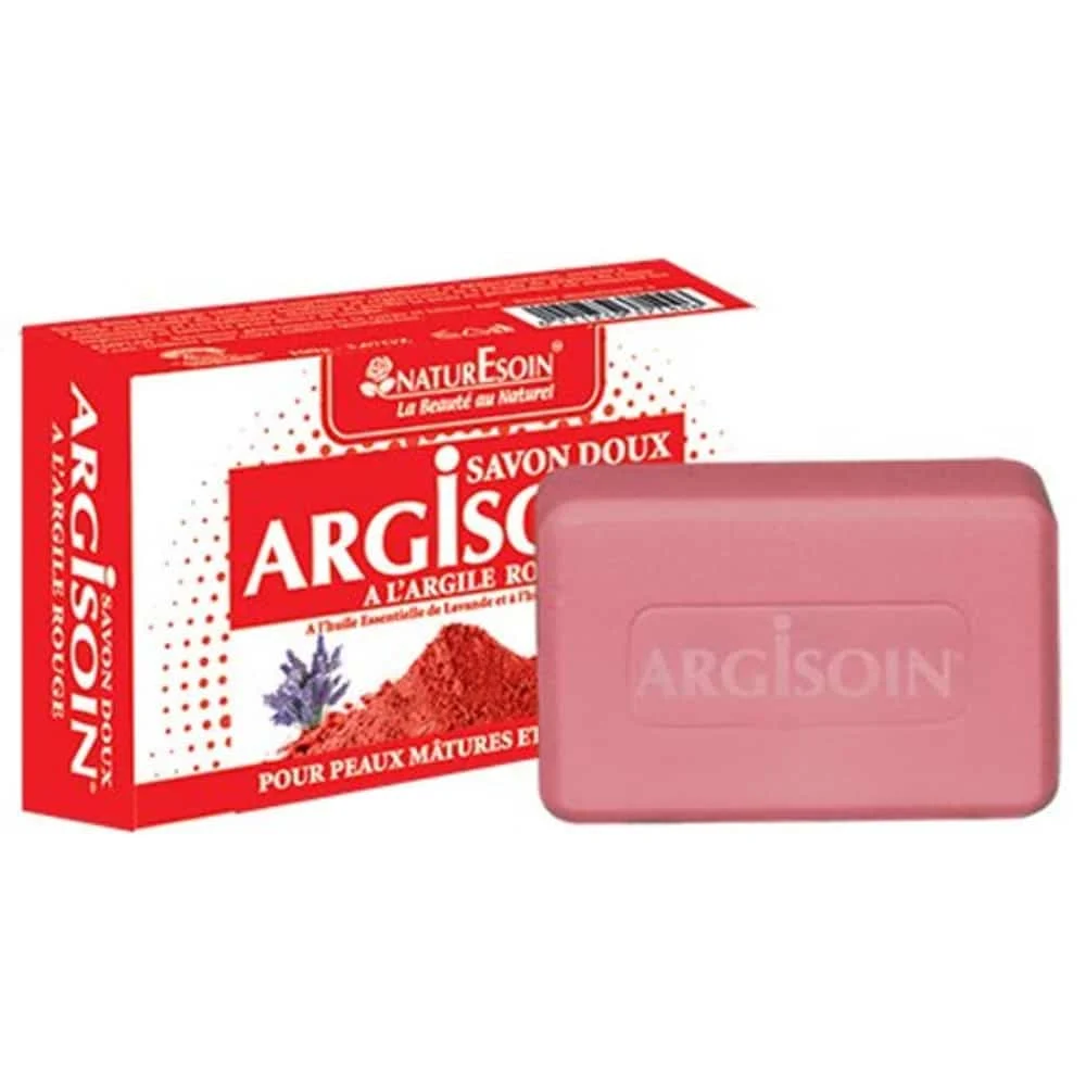 Naturesoin Argisoin Savon Doux A L Argile Rouge 125g
