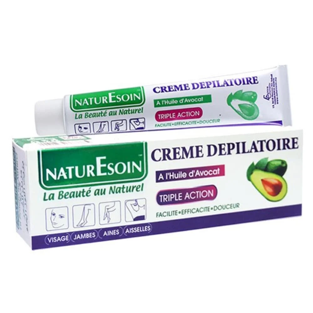 Naturesoin Creme Depilatoire A L Huile D Avocat Triple Action 50ml