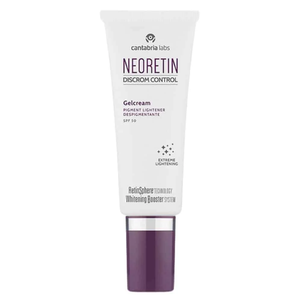 Neoretin Discrom Control Gel Creme Depigmentant Eclaircissant Spf50 40ml