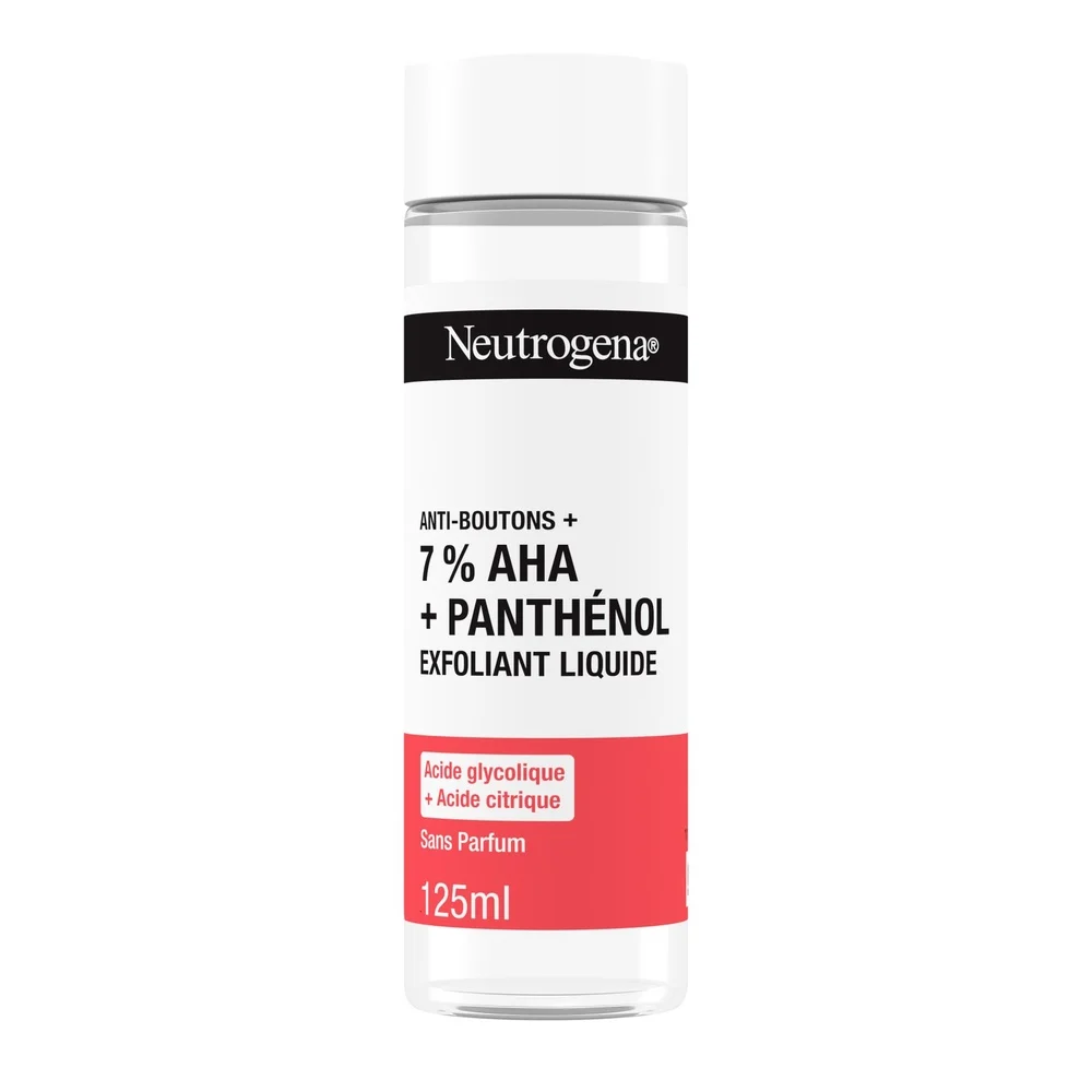 Neutrogena Exfoliant Liquide Anti Boutons 7 Aha Panthenol 125 Ml