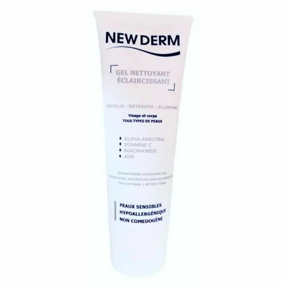 New Derm Gel Nettoyant Eclaircissant 250ml