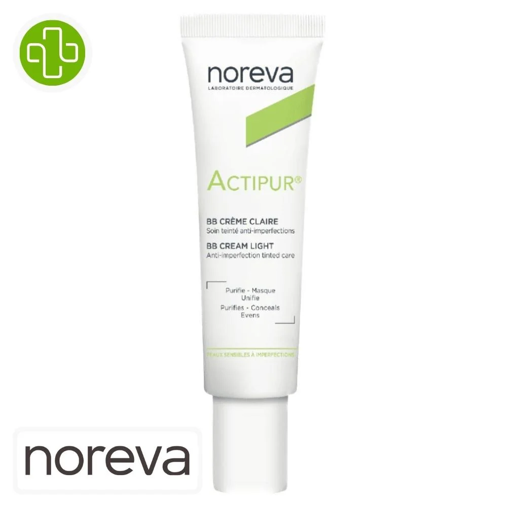 Noreva Actipur Bb Creme Anti Imperfections Teinte Claire 30ml