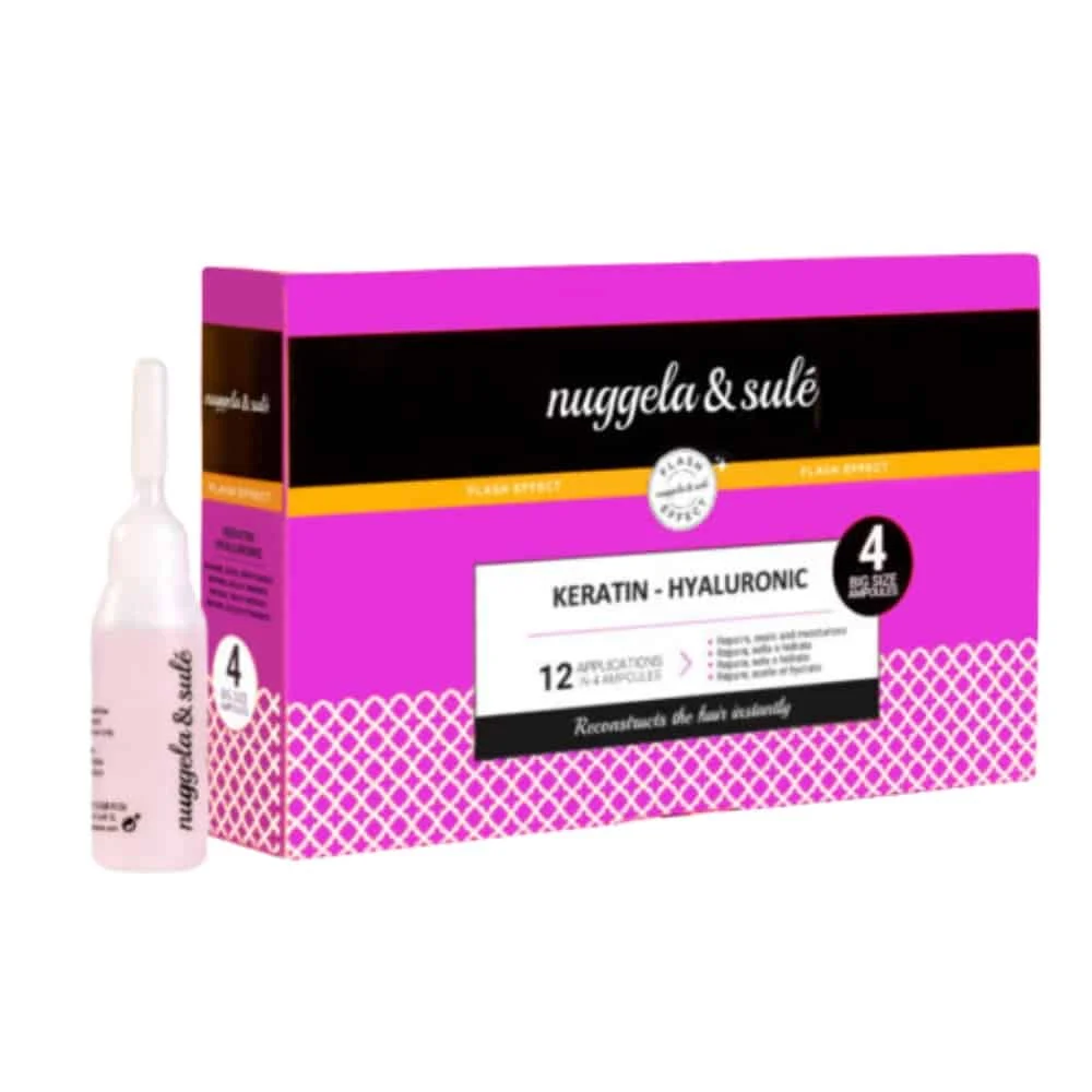 Nuggela Et Sule Ampoules Keratine Hyaluronique 4u