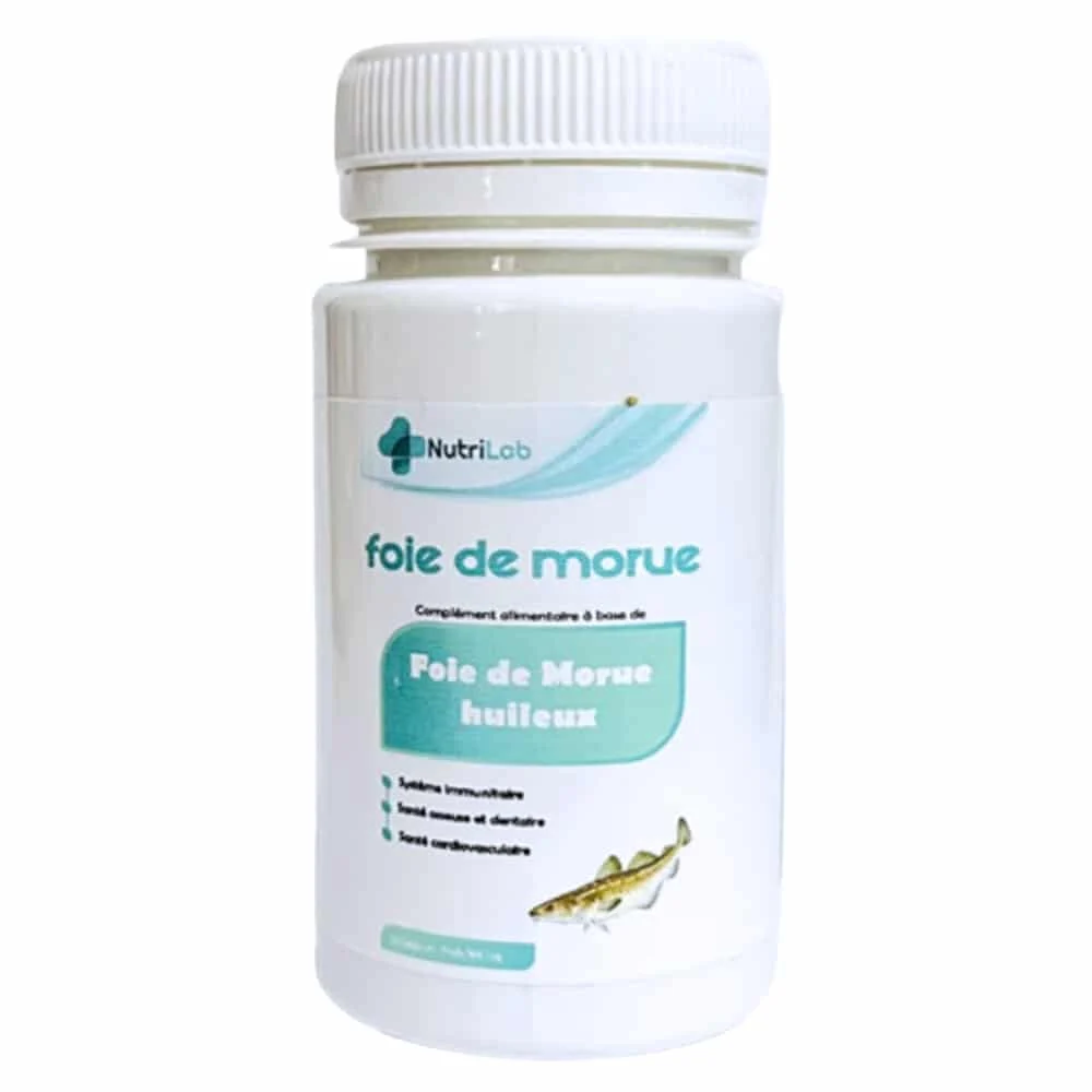 Nutrilab Foie De Morue Huileux 30 Capsules