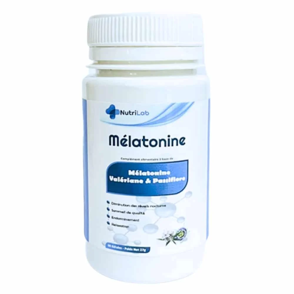 Nutrilab Melatonine Valeriane Et Passiflore 60 Gelules