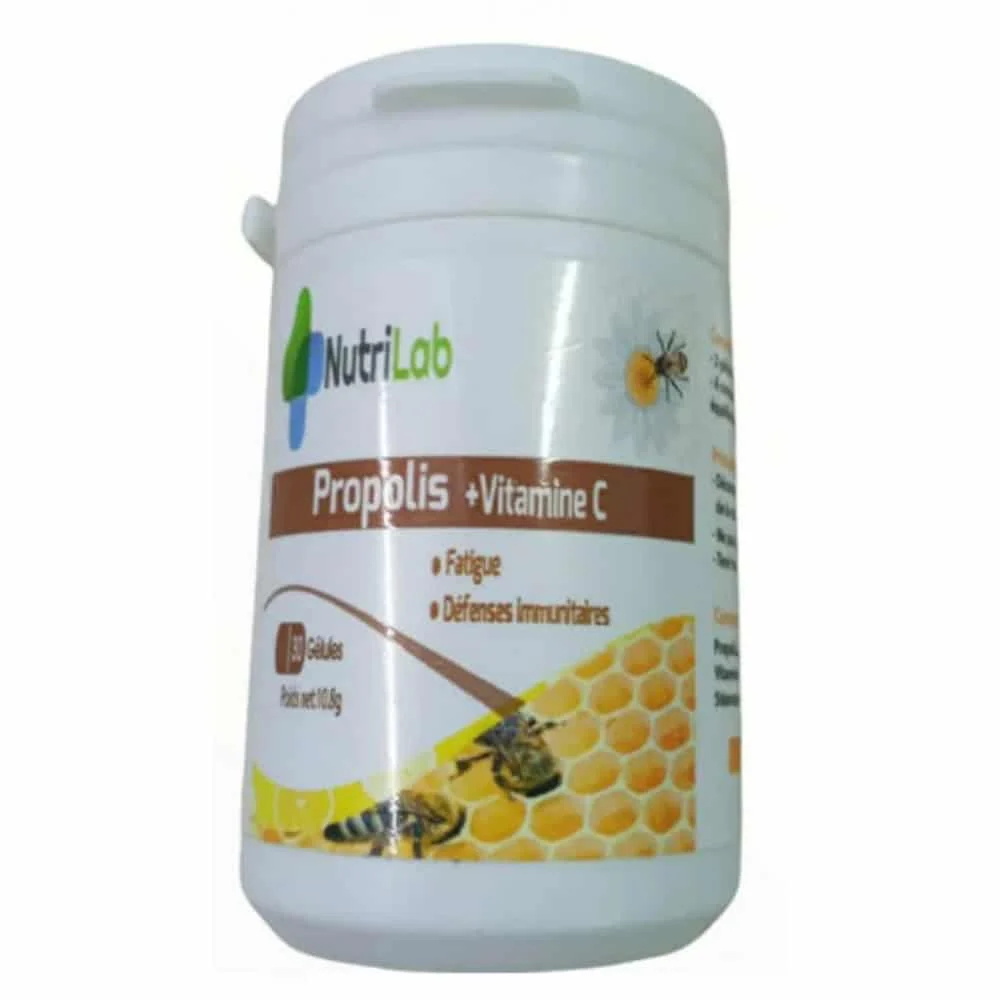 Nutrilab Propolis Vitamine C 30 Gelules