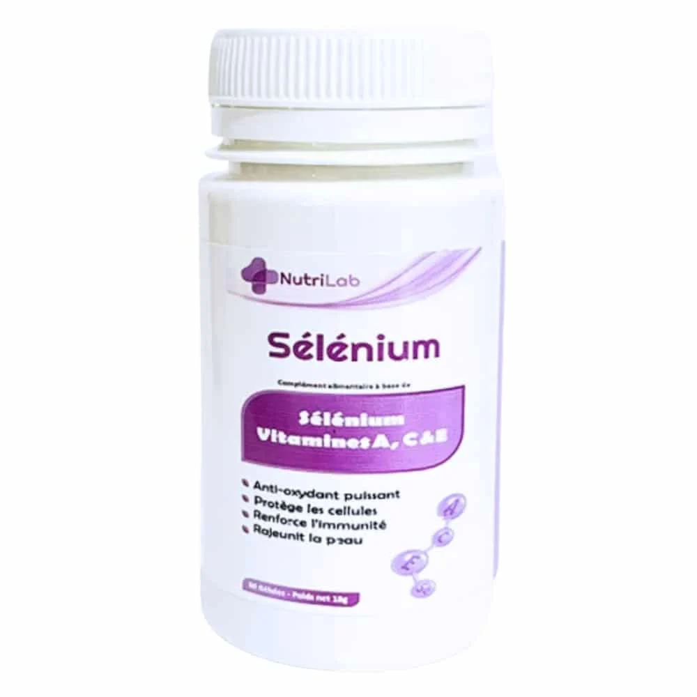 Nutrilab Selenium Vitamines A C Et E 60 Gelules