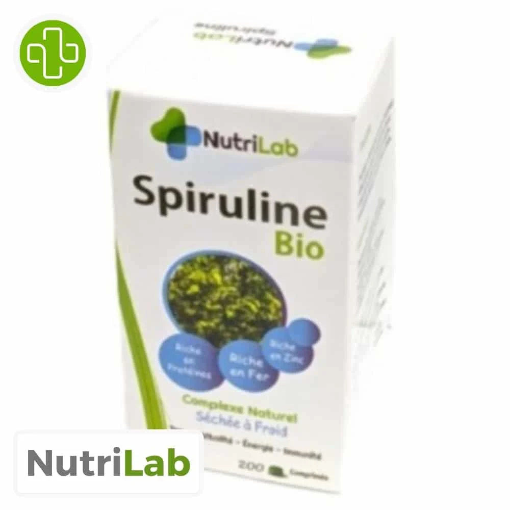 Nutrilab Spiruline Bio 120 Comprimes