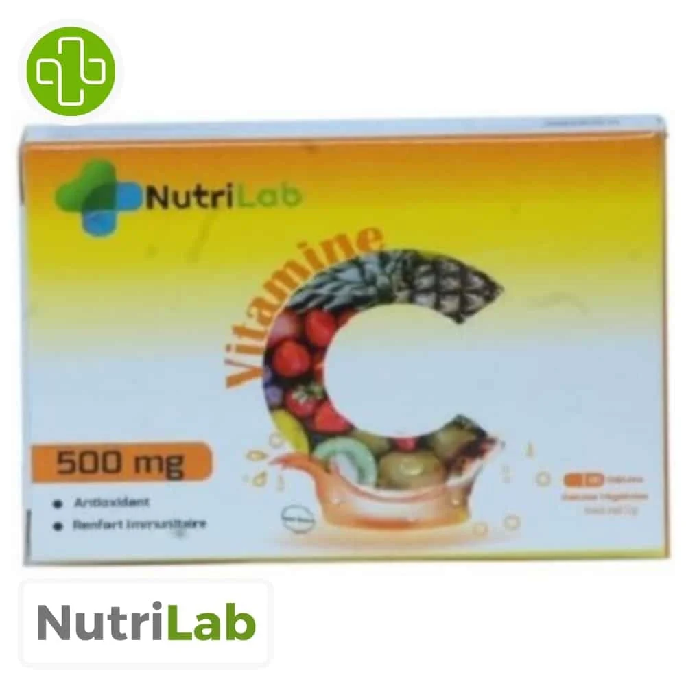 Nutrilab Vitamine C 500mg 30 Gelules
