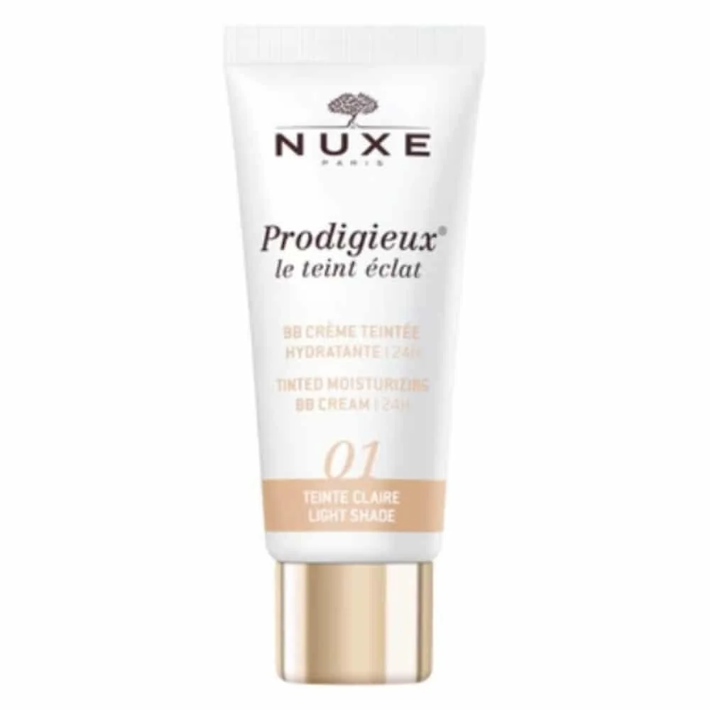 Nuxe Prodigieux Le Teint Eclat Bb Creme Hydratante 24h Teinte 01 Claire 30ml