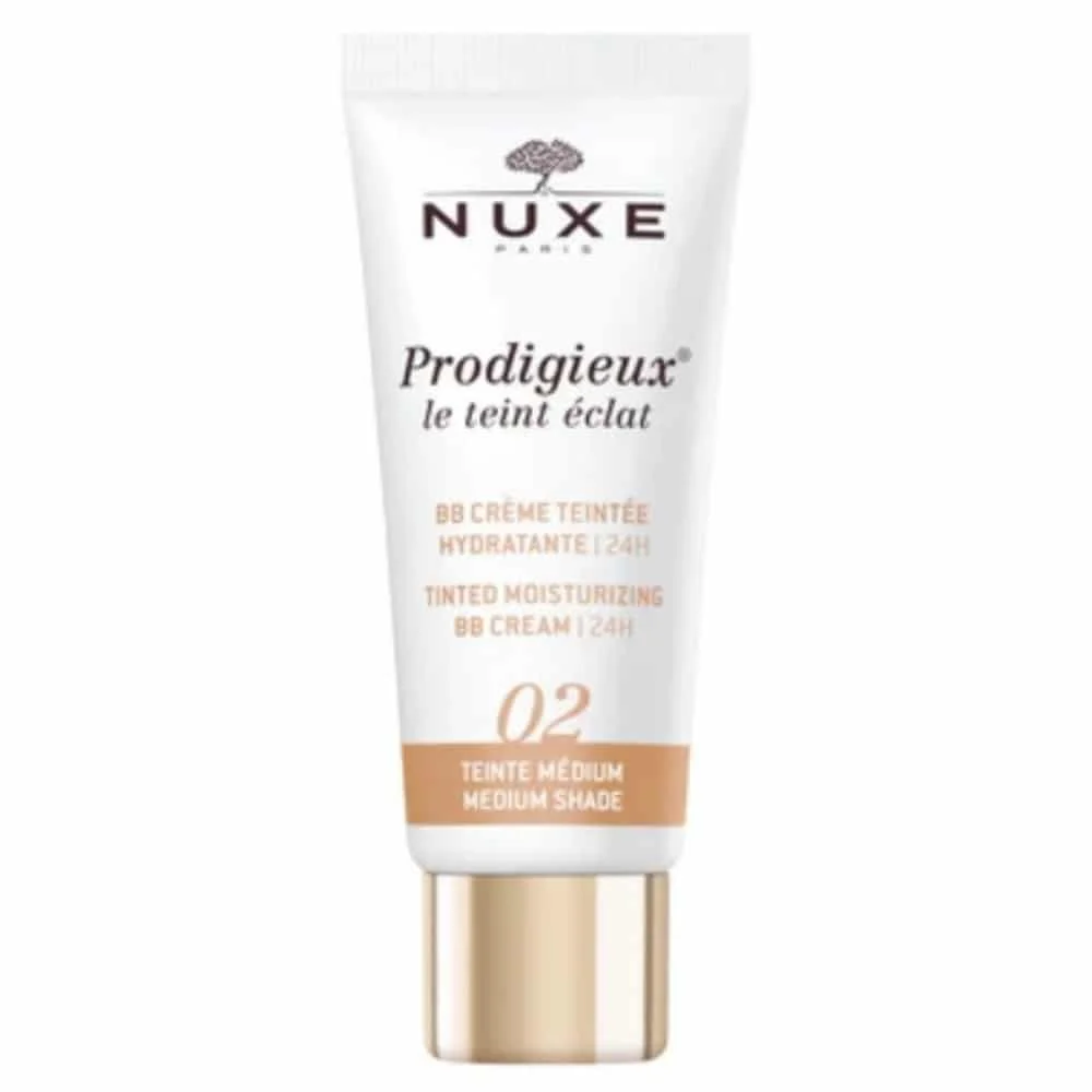 Nuxe Prodigieux Le Teint Eclat Bb Creme Hydratante 24h Teinte 02 Medium 30ml