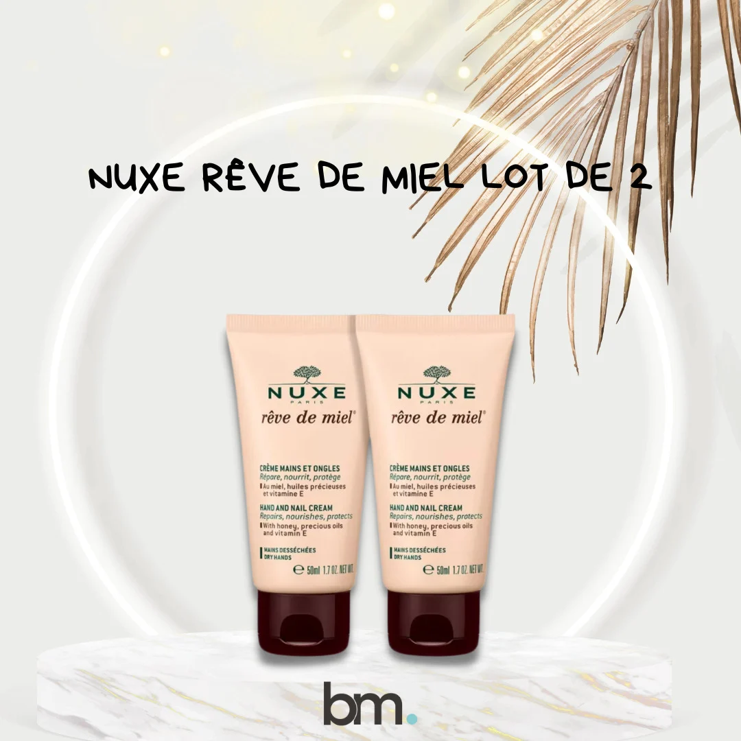 Nuxe Reve De Miel Creme Mains Et Ongles 50ml Lot De 2