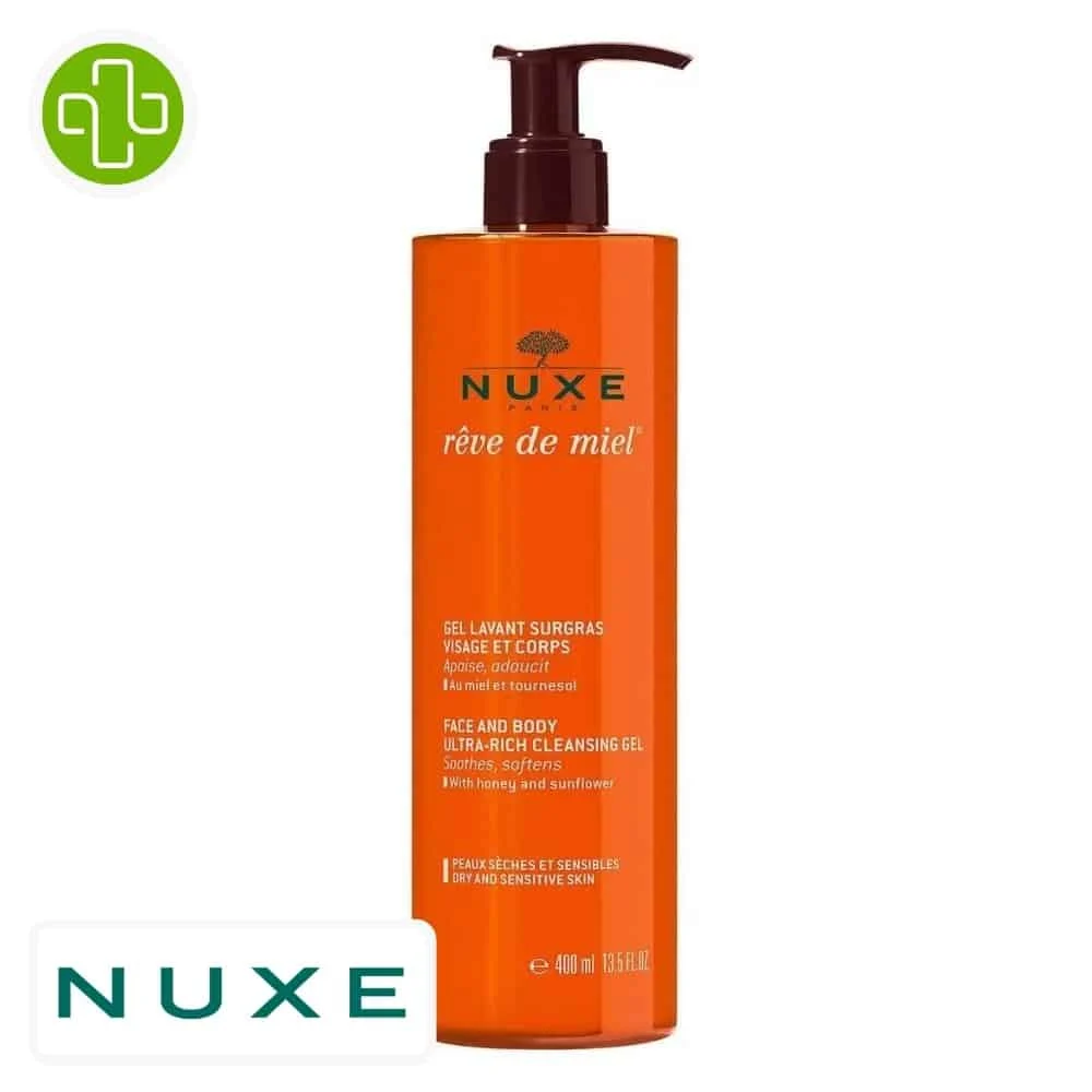 Nuxe Reve De Miel Gel Lavant Surgras Apaisant 400ml