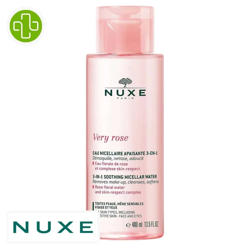 Nuxe Very Rose Eau Micellaire Apaisante 3en1 400ml