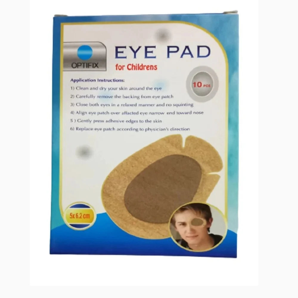 Optifix Eye Pad Enfantts 754cm 10 Pieces