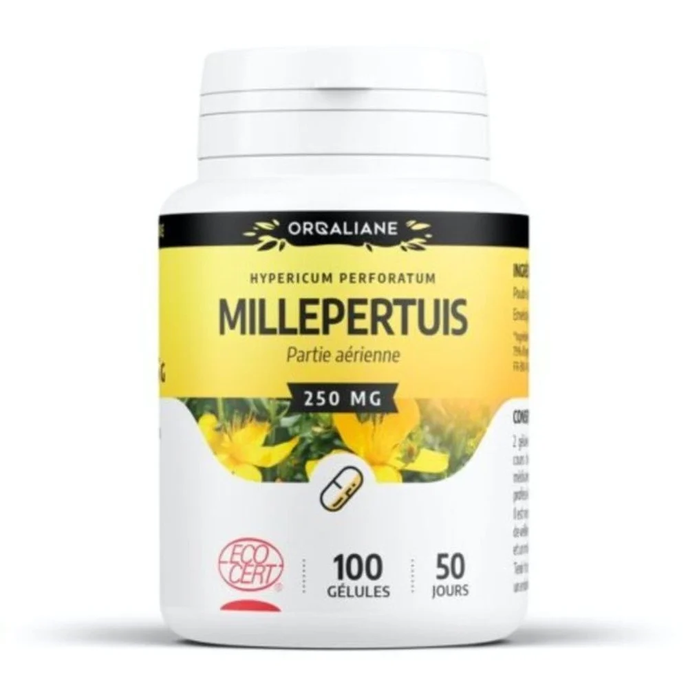 Orgaliane Millepertuis 100 Gelules
