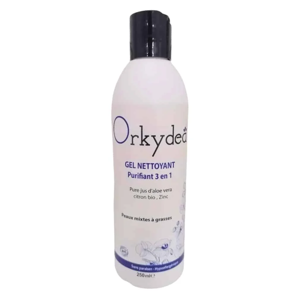 Orkydea Gel Nettoyant Purifiant 3en1 250ml