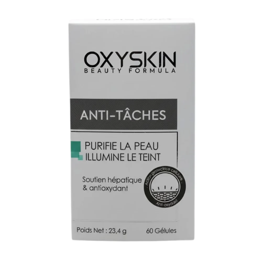 Oxyskin Eclat Anti Taches Purifie La Peau 60 Gelules 2