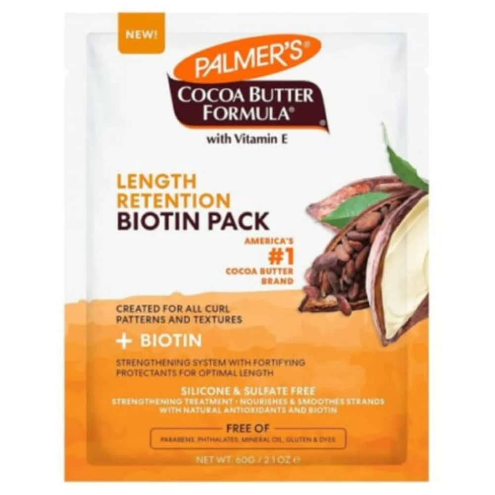 Palmer Length Retention Masque Capillaire Cacao Et Biotine 60g
