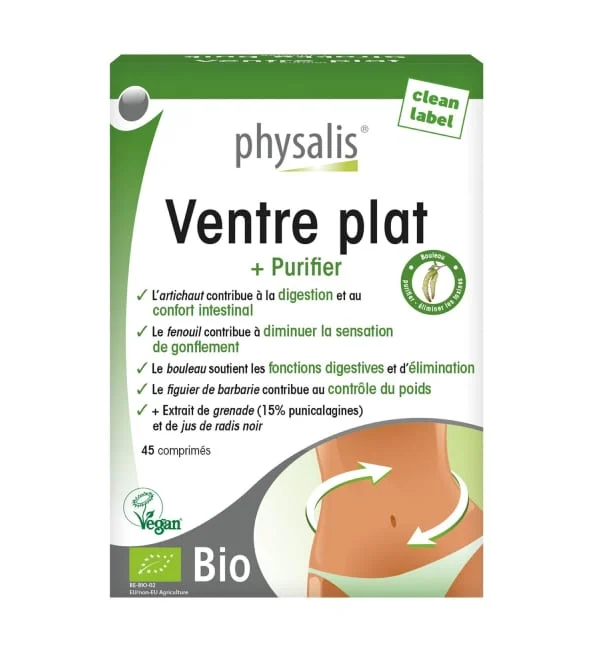 Physalis Ventre Plat Purifier 45 Comprimes