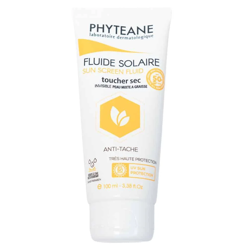 Phyteane Fluide Solaire Anti Taches Invisible Toucher Sec Spf50 50ml