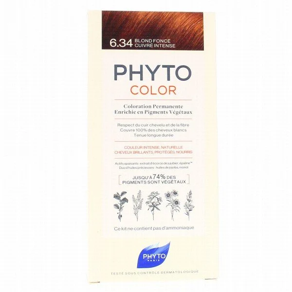 Phytocolor 6.34 Blond Fonce Cuivre