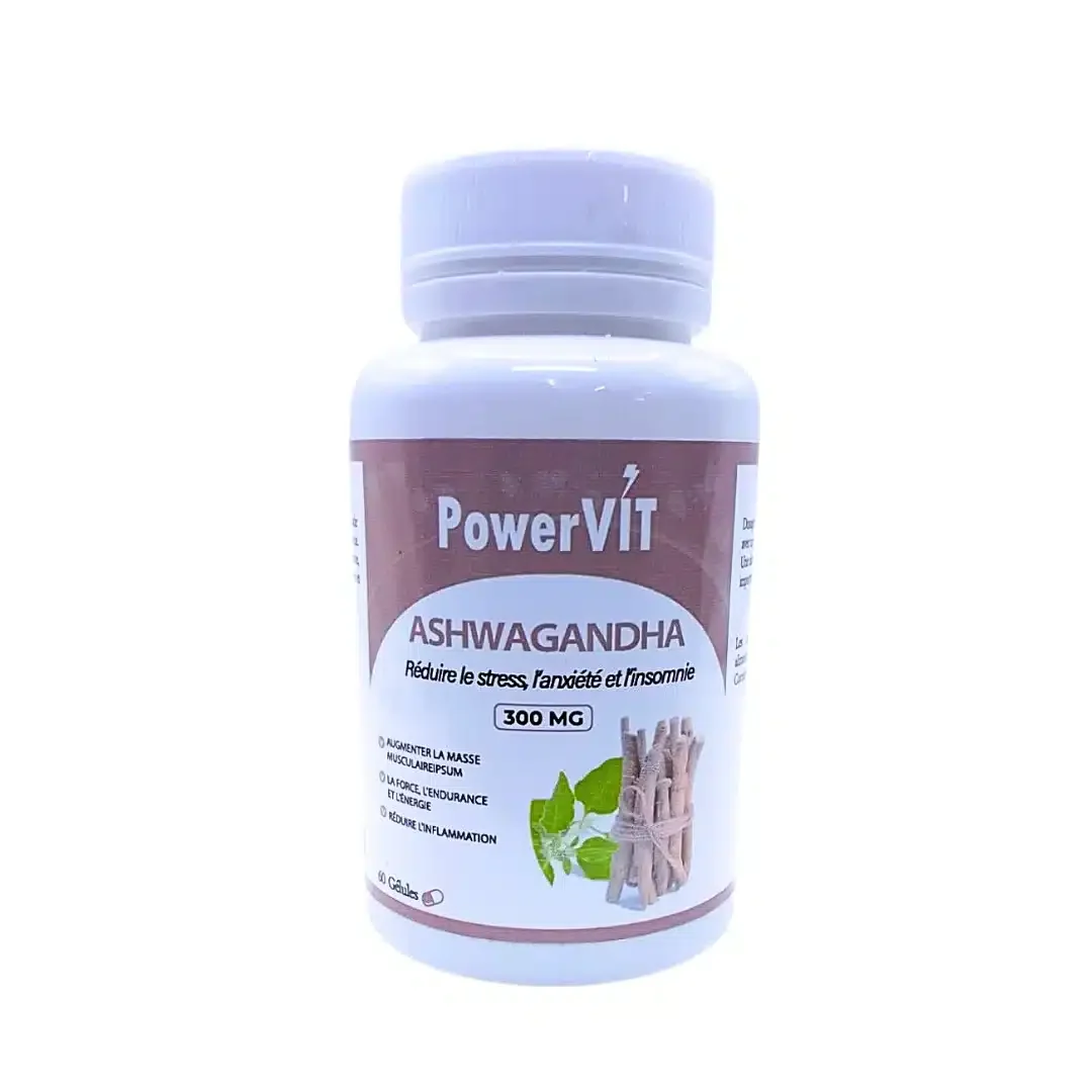 Powervit Ashwaganda 300mg 60 Gelules