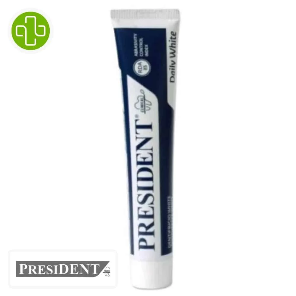 President Daily White Dentifrice Blancheur 30ml