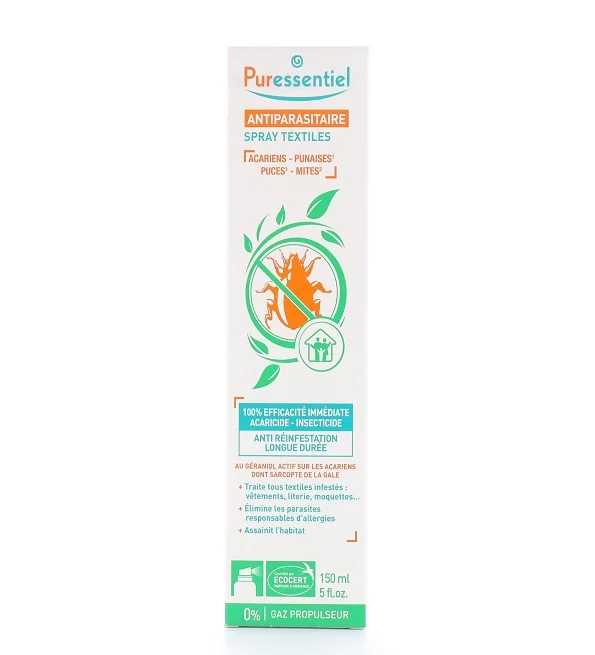 Puressentiel Assanissant Spray Textiles Antiparasitaire 150ml