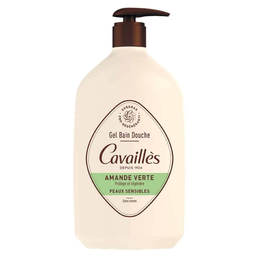Cavailles Gel Bain Douche Amande Verte 1l