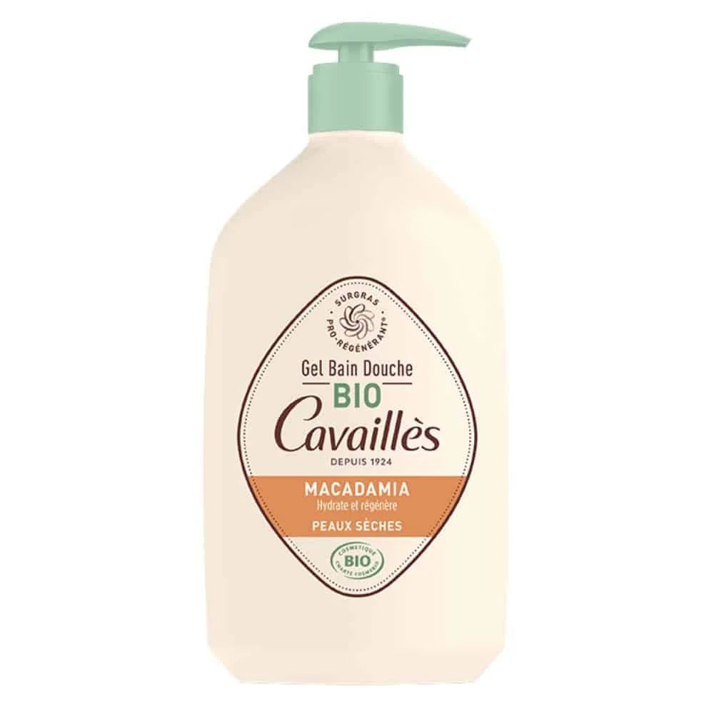 Cavailles Gel Bain Douche Macadamia Bio 1l