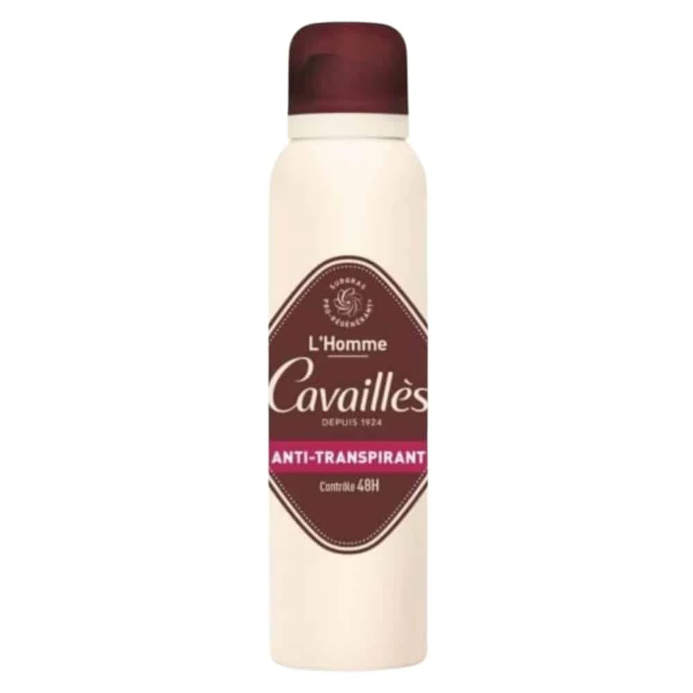 Cavailles Lhomme Deodorant Anti Transpirant Spray Controle 48h 150ml