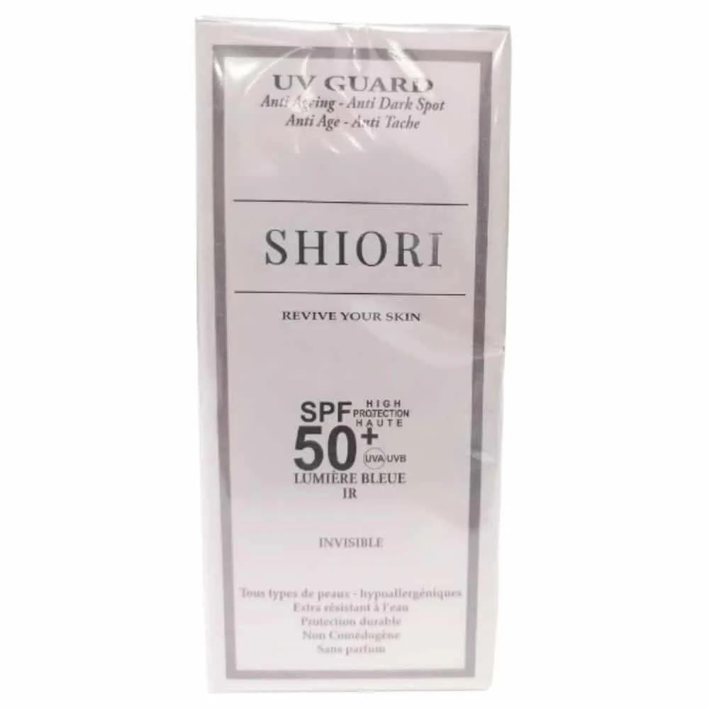 Shiori Uv Guard Ecran Solaire Anti Age Et Anti Taches Spf50 50ml