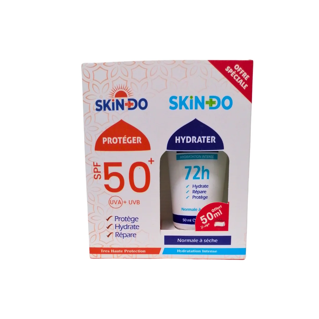Skindo Ecran Solaire Invisible Creme Hydratante Peaux Normale A Seches