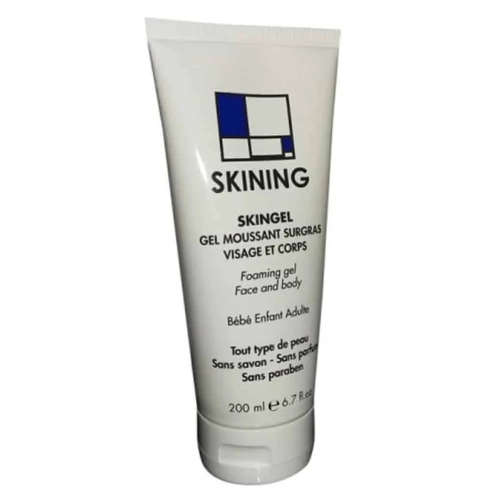 Skining Skingel Gel Nettoyant Moussant Surgras 200ml