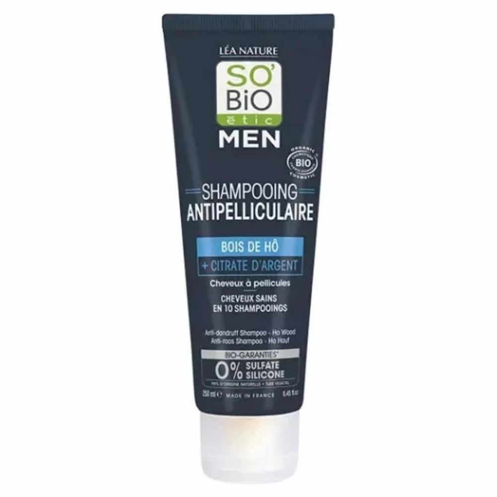 So Bio Men Shampoing Antipelliculaire Bois De Ho Et Citrate D Argent Bio 250ml