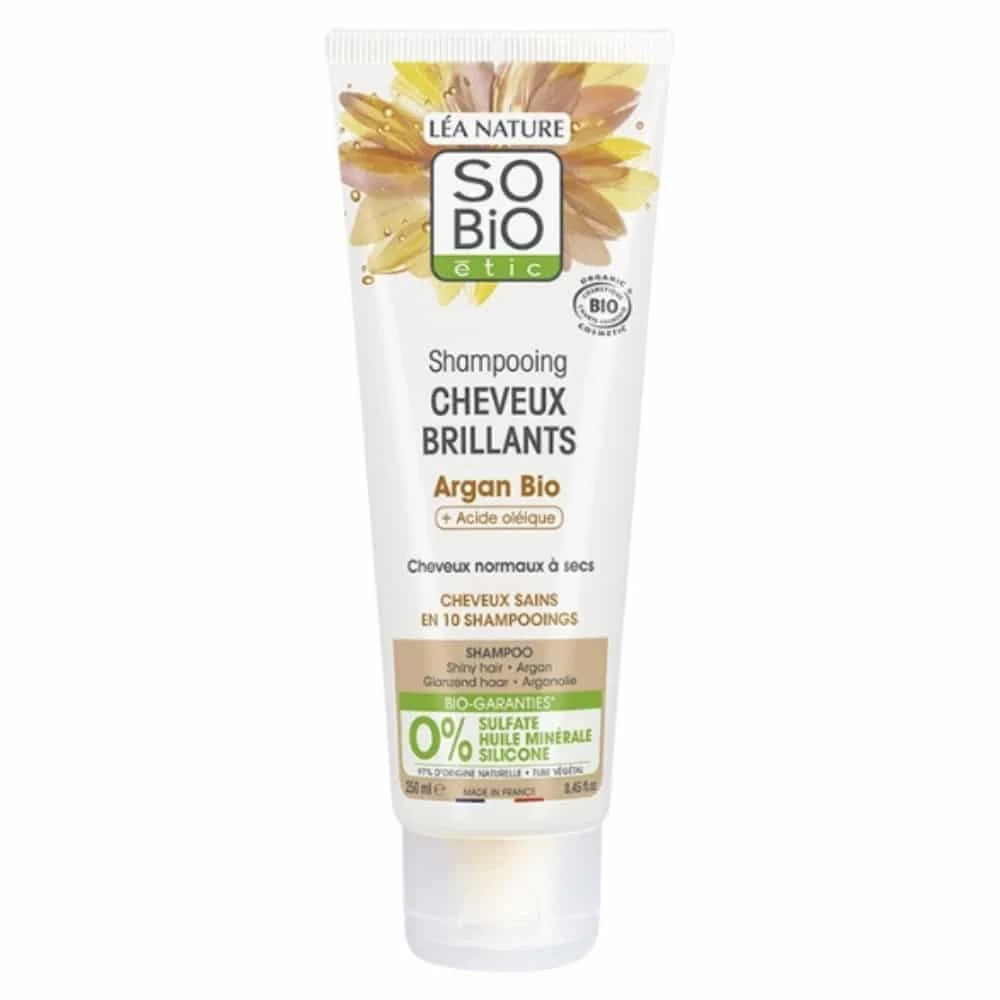 So Bio Shampoing Cheveux Brillants Argan Et Acide Oleique Bio 250ml