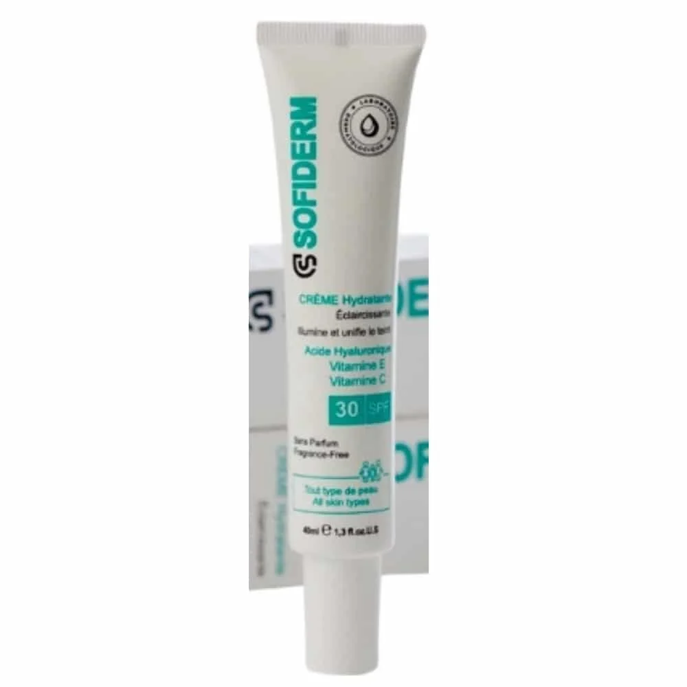 Sofiderm Creme Hydratante Eclaircissante Spf30 40ml