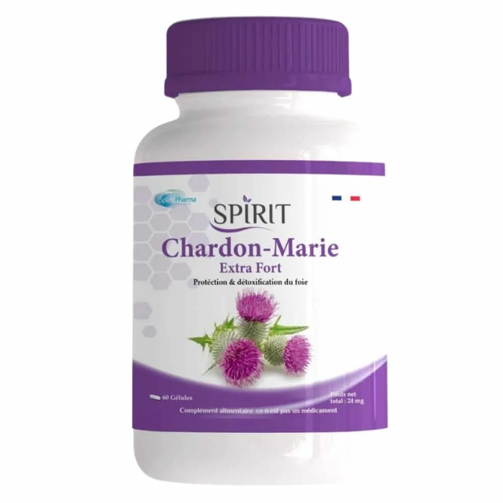 Spirit Pharma Chardon Marie Extra Fort Protection Du Foie 60 Gelules