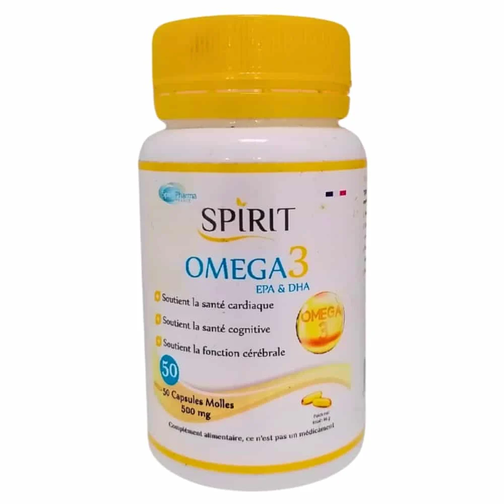 Spirit Pharma Omega 3 Epa Et Dha 500mg 50 Capsules