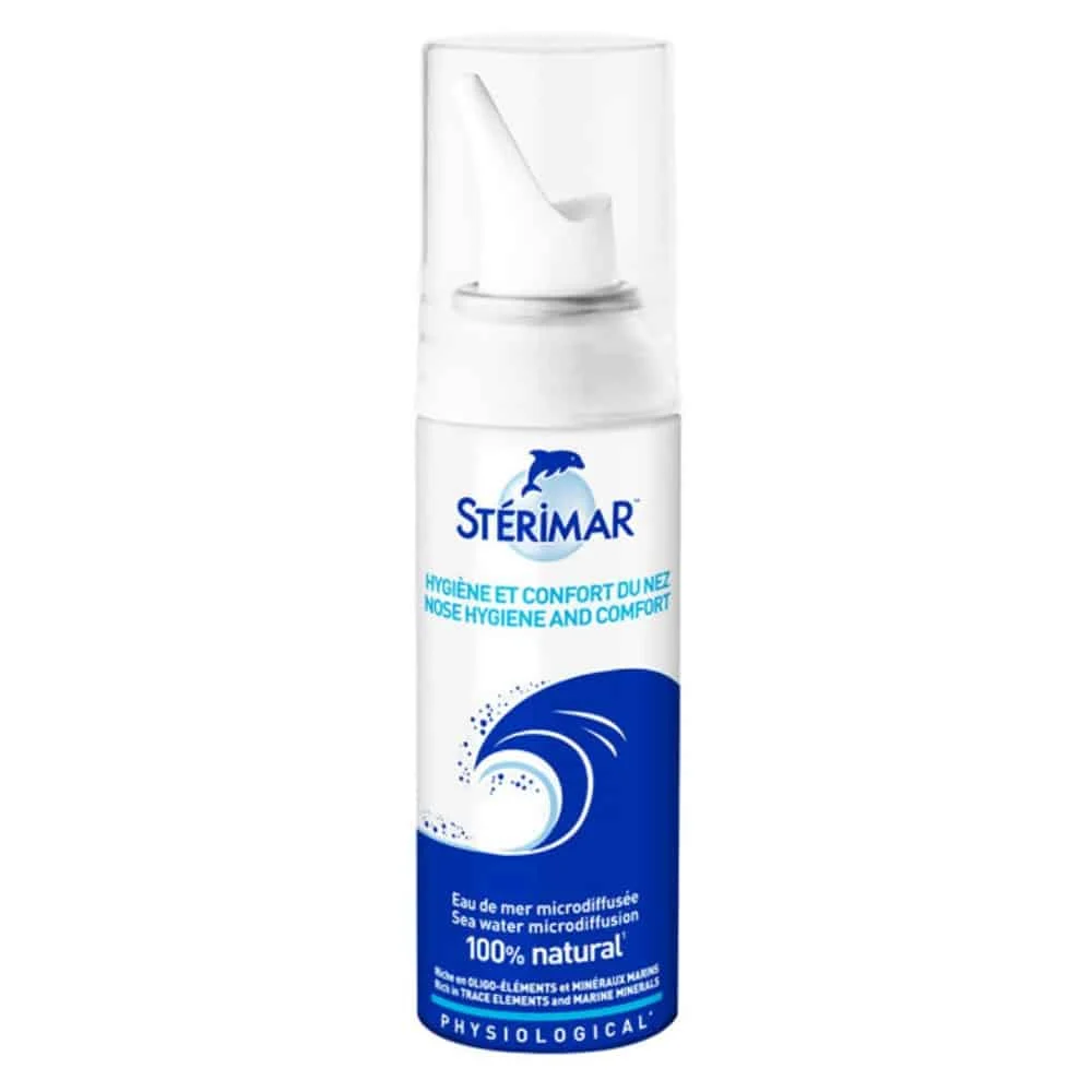 Sterimar Spray Nasal Hygiene Et Confort Du Nez Eau De Mer Microdiffusee 50ml