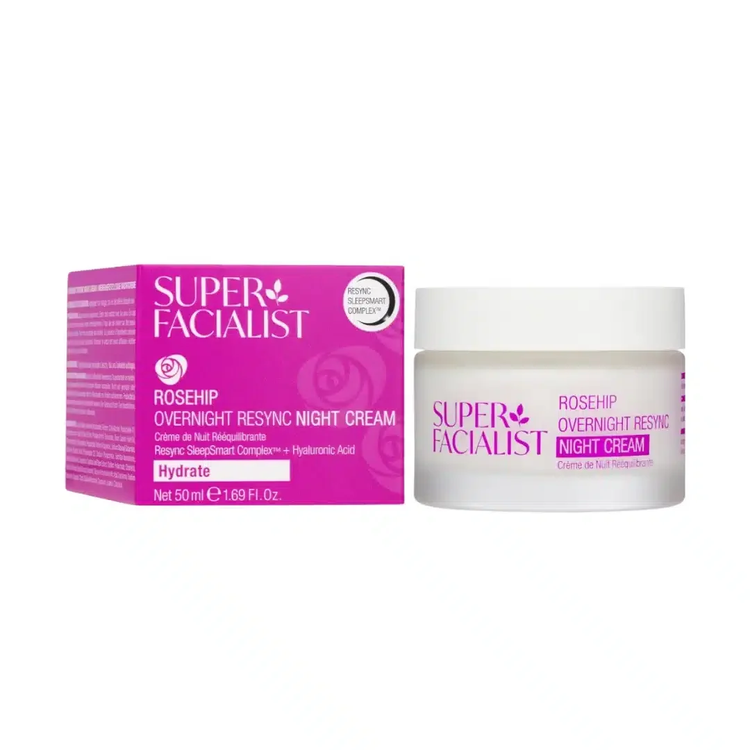 Super Facialist Rosehip Overnight Resync Night Cream 50ml