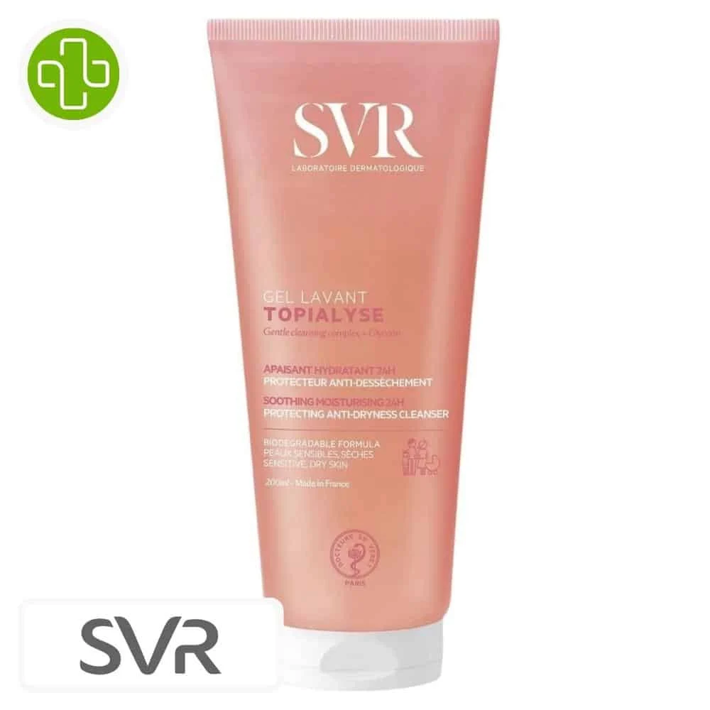 Svr Topialyse Gel Lavant Apaisant Hydratant 24h 200ml