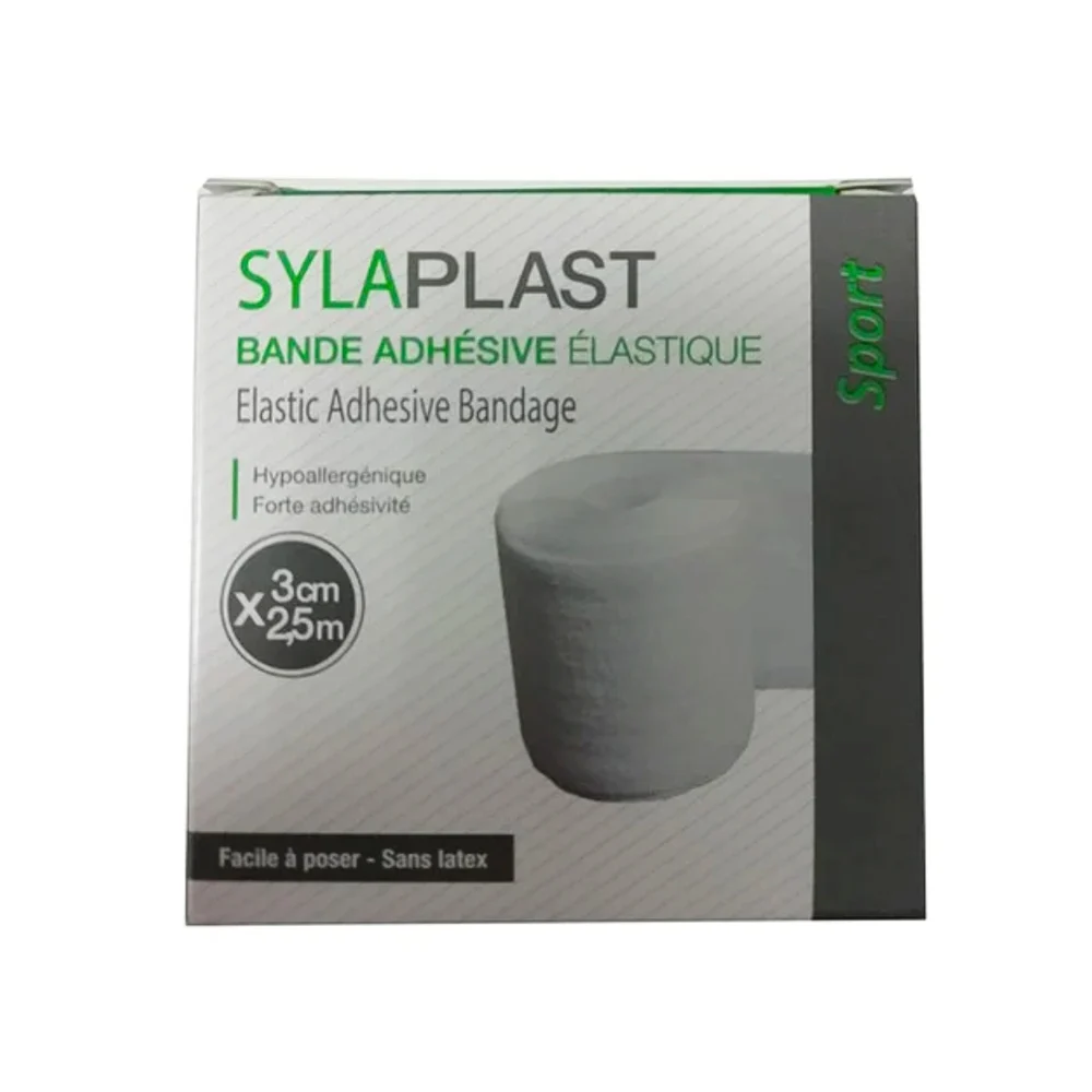 Sylaplast Sport Bande Adhesive Elastique 3cm25m
