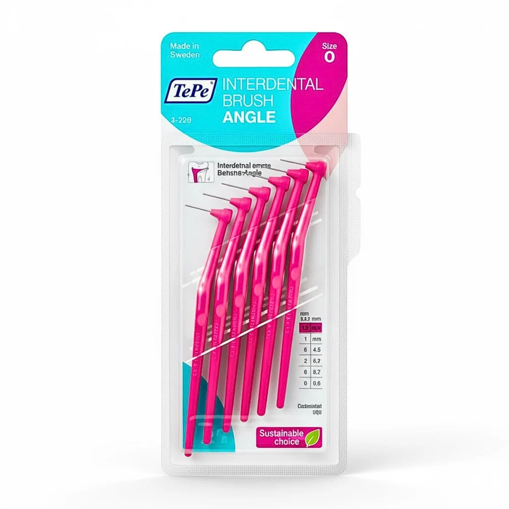 Tepe Interdental Brush Angle Rose 04mm Taille 0 6u